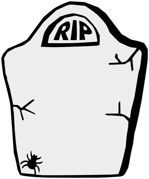 headstone clipart drawing