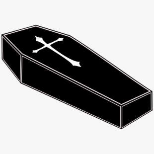 grave clipart coffin