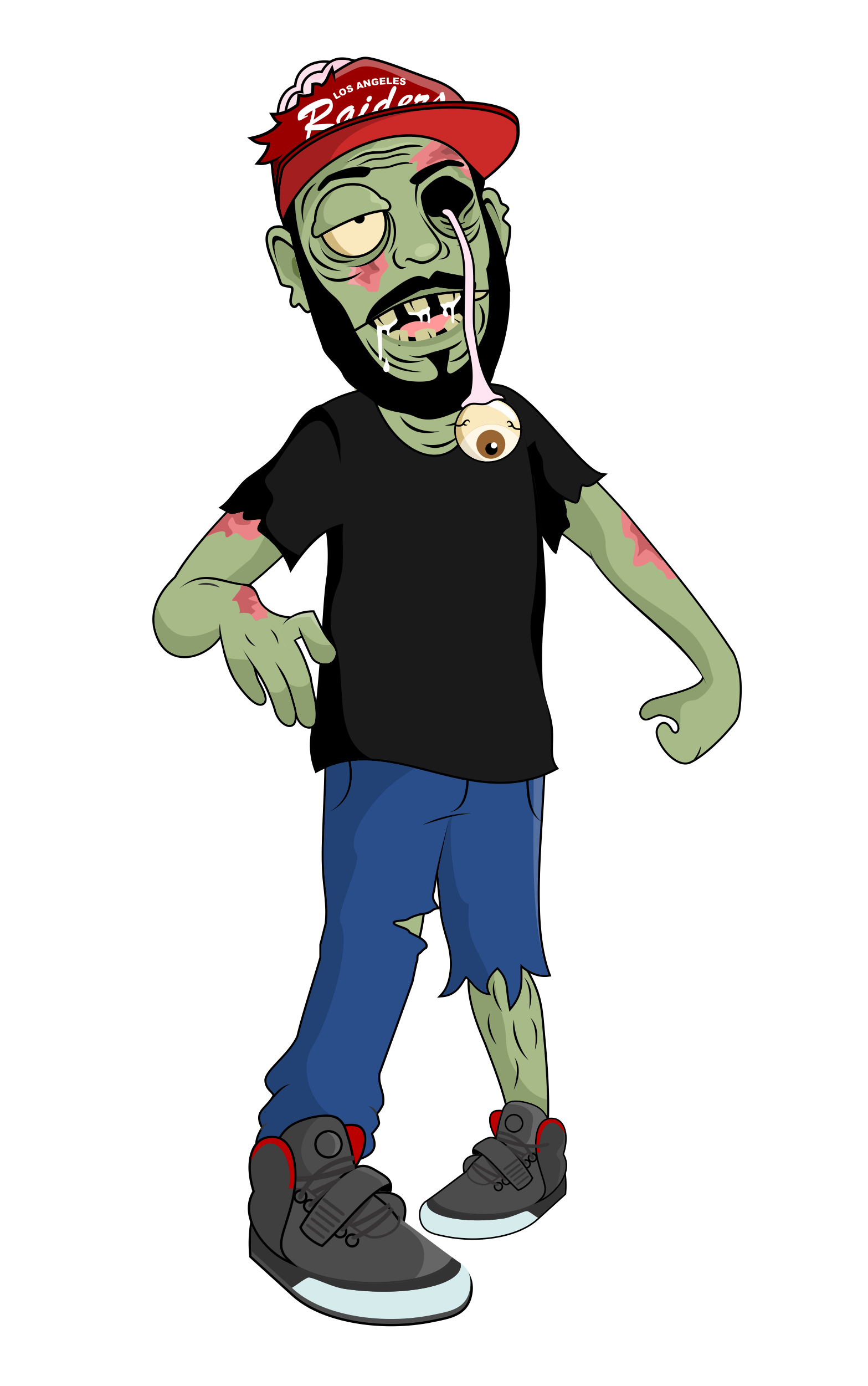 Animated free for your. Zombie clipart border