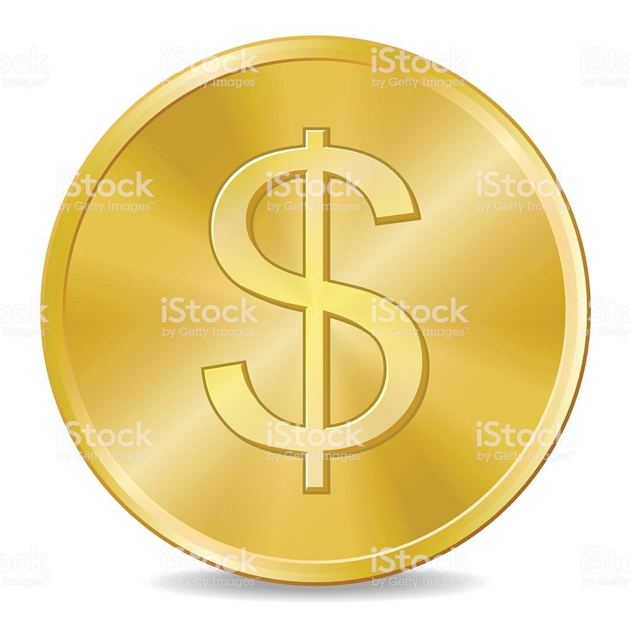 coin clipart 1 dollar