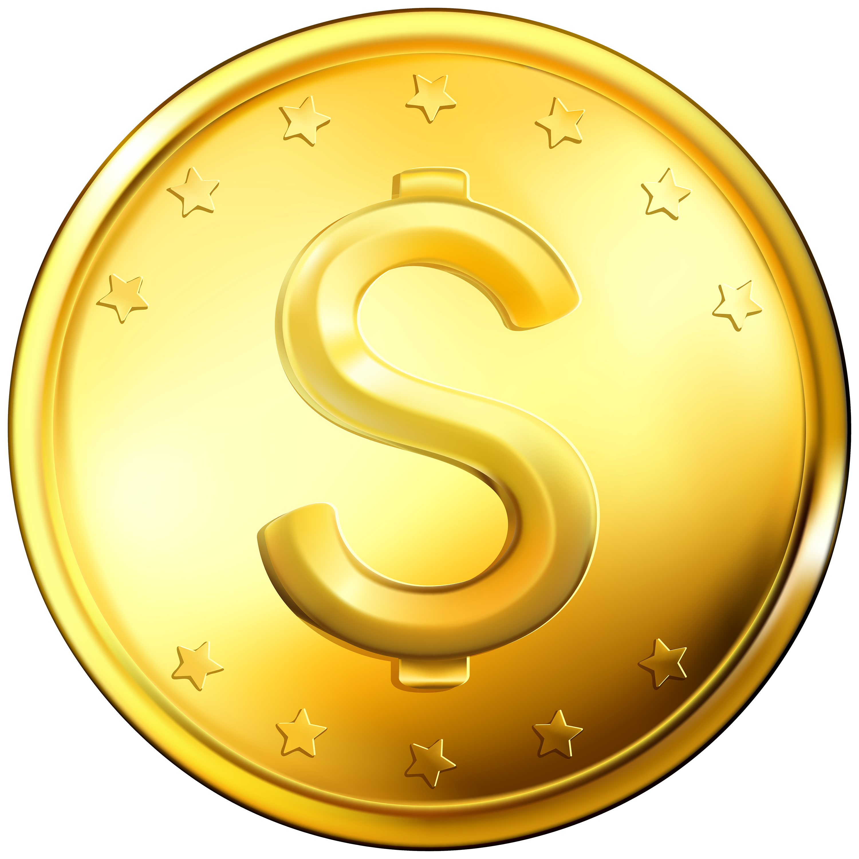 Clipart money coin. Gold png best web