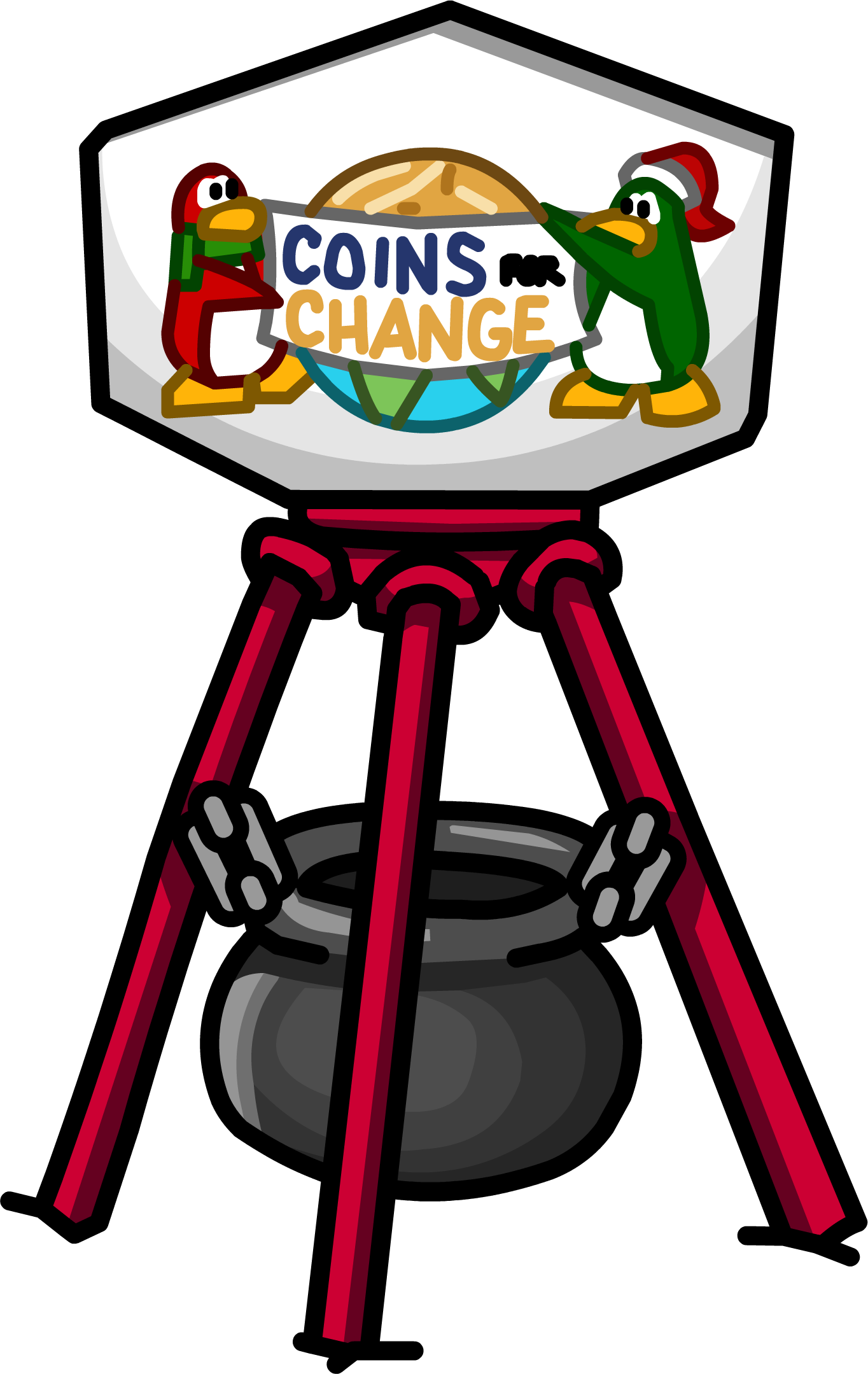 coin clipart bucket