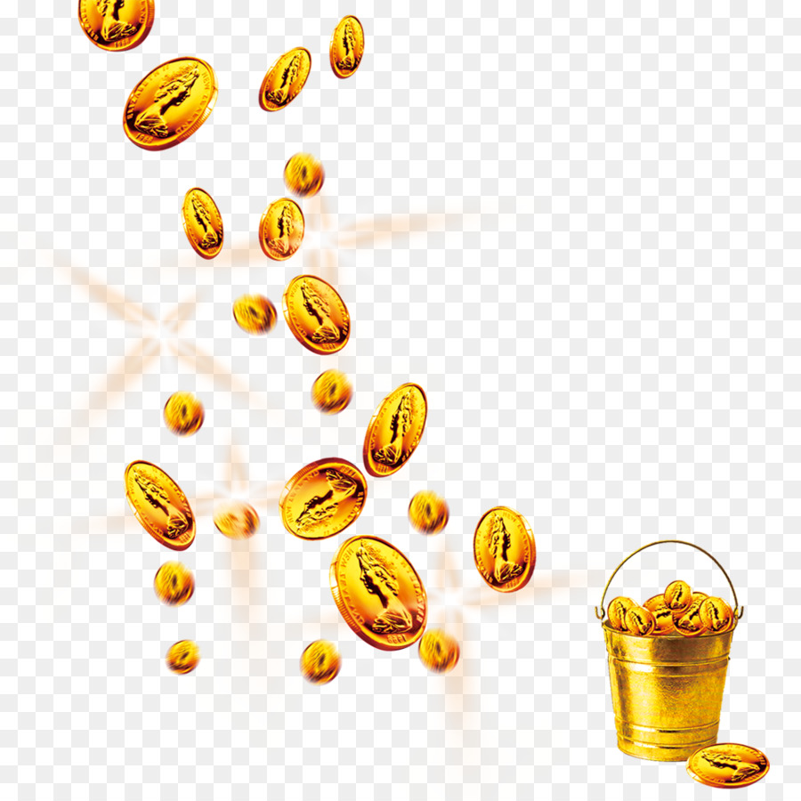 coin clipart bucket