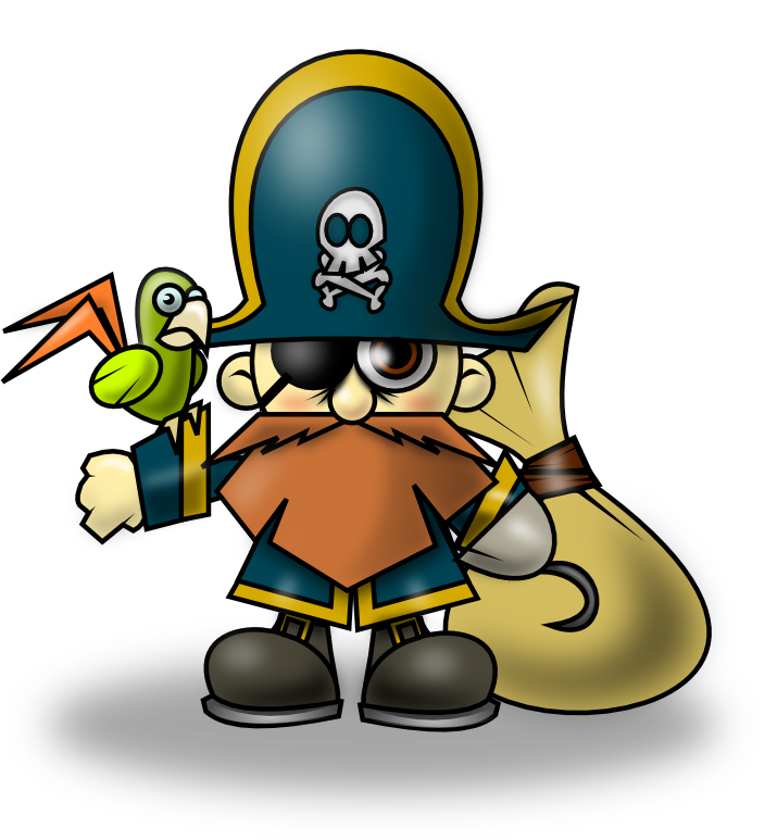 pirate clipart fish