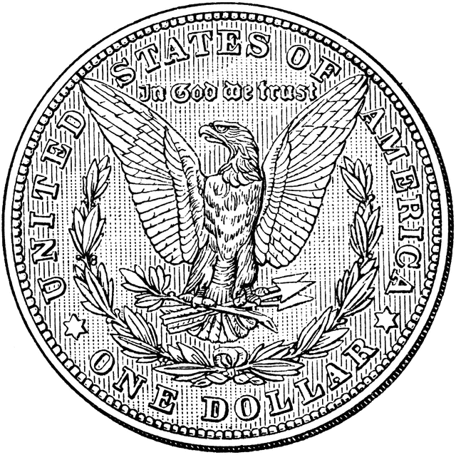 Etc . Coin clipart dollar coin