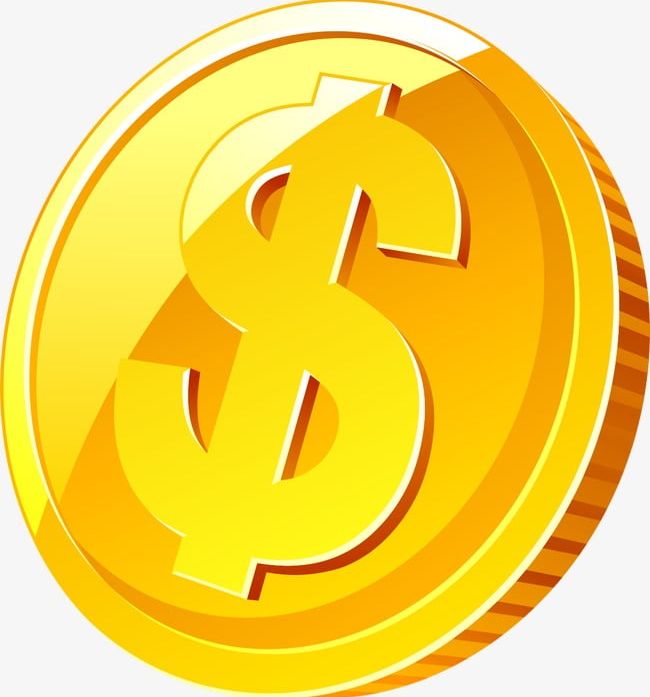 Coin clipart dollor. Png dollar 