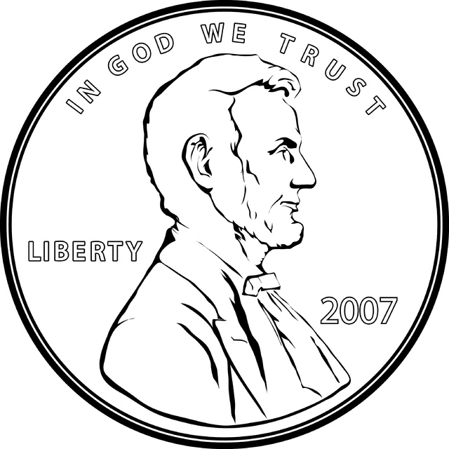 Coin clipart drawn.  coins drawing penny