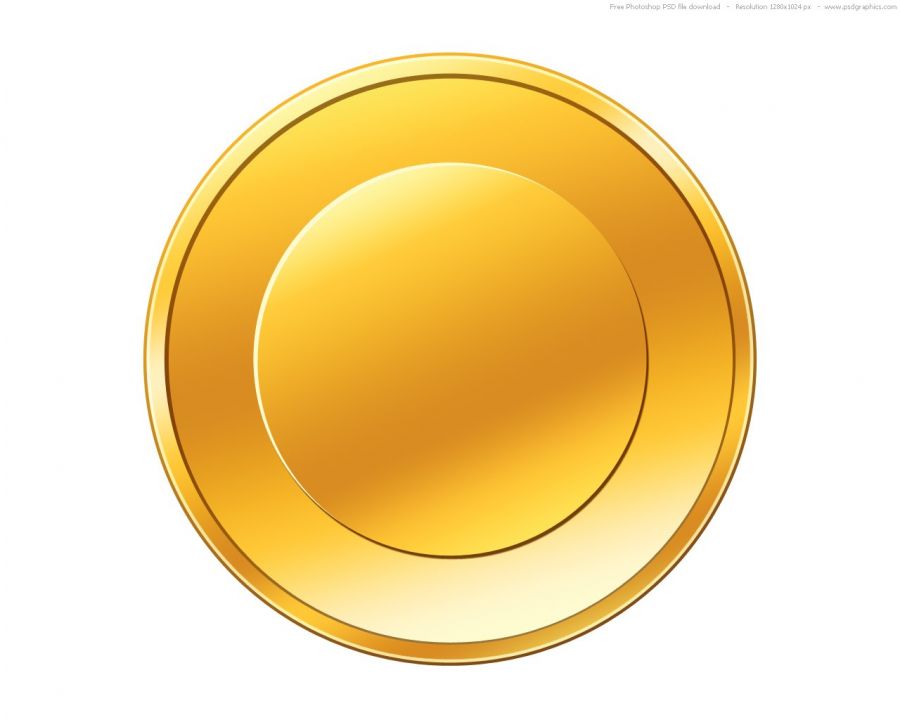 coin clipart empty gold