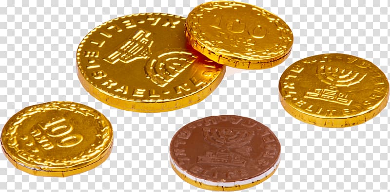 Hanukkah gelt kosher foods. Coins clipart chocolate coin