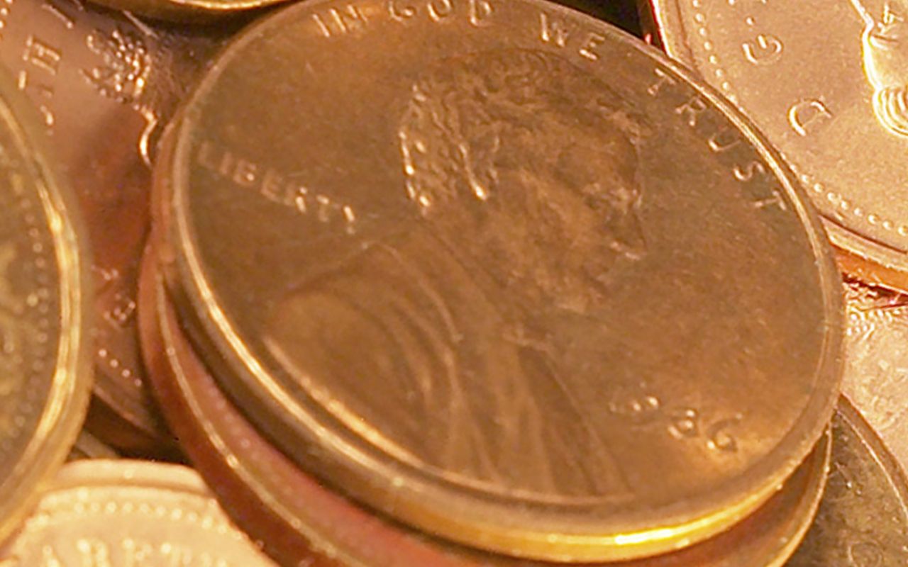 pennies clipart lucky penny