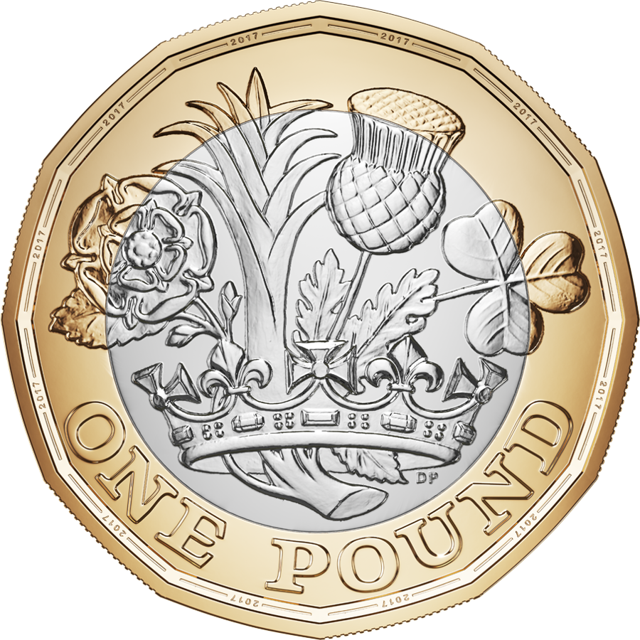 The new pound meet. Coin clipart note