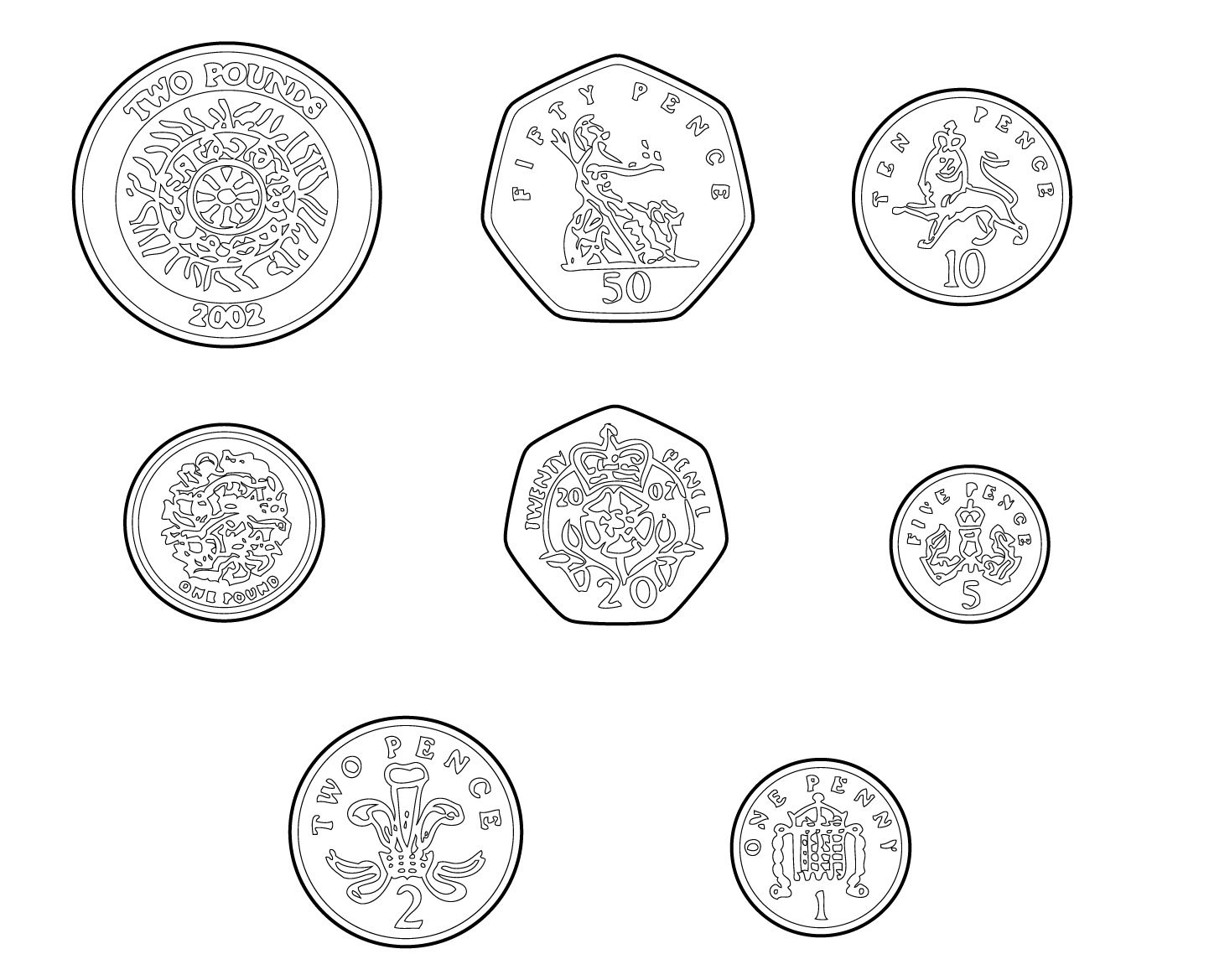 Coin clipart outline. Gold template costumepartyrun 
