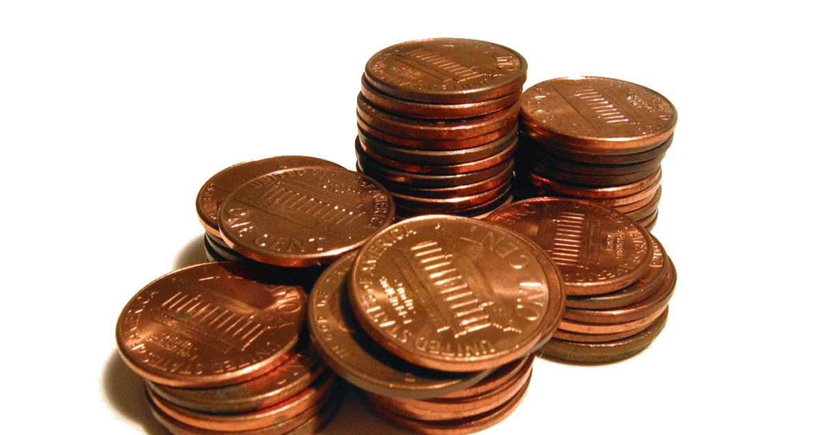 coins clipart penny jar