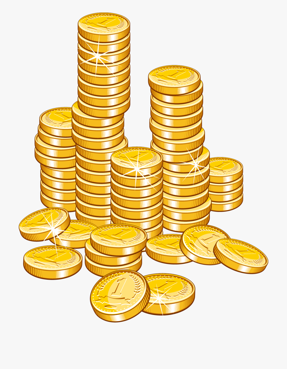 coin clipart pile coin