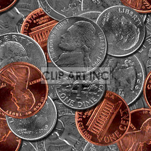 coins clipart spare change
