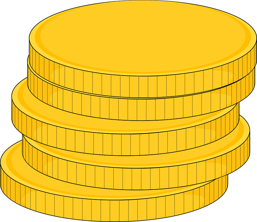 coins clipart three