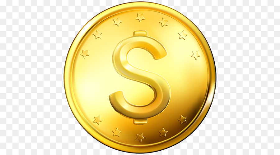 coin clipart yellow