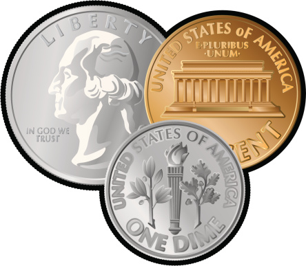 coins clipart american coin