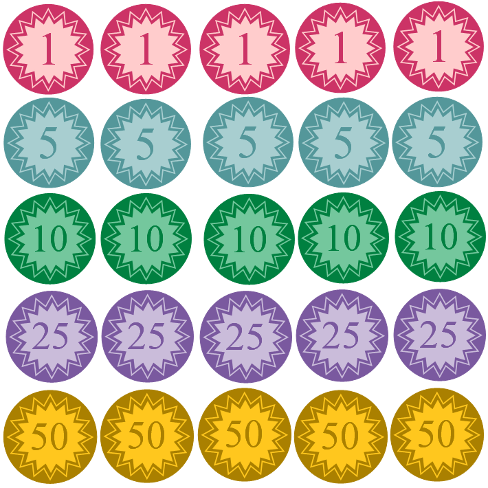 coins clipart free printable
