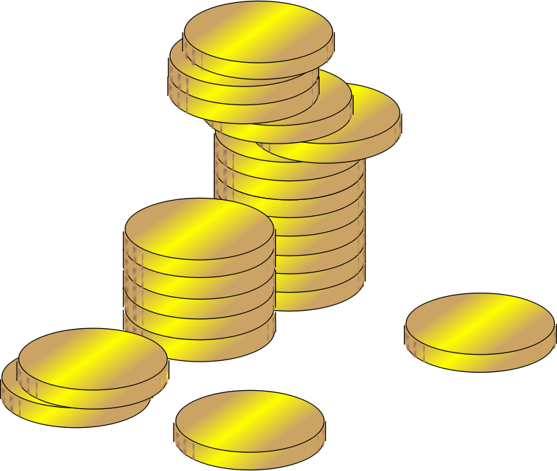 coins clipart gold coin