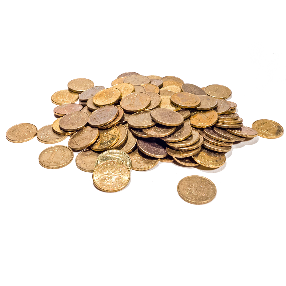 Coins clipart pile coin. Gold money icon a