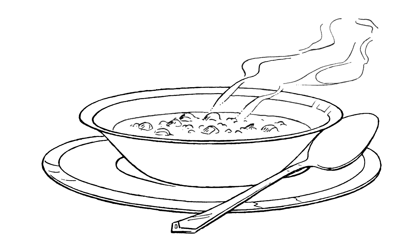 hot clipart soup