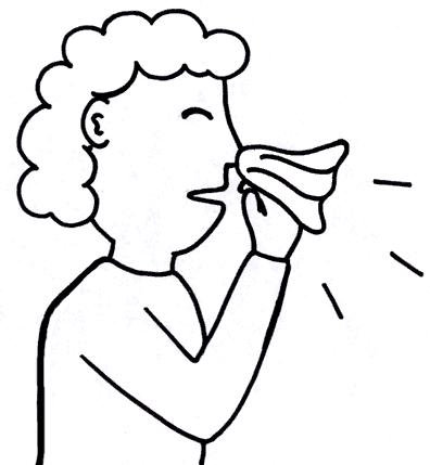 cold clipart blocked nose