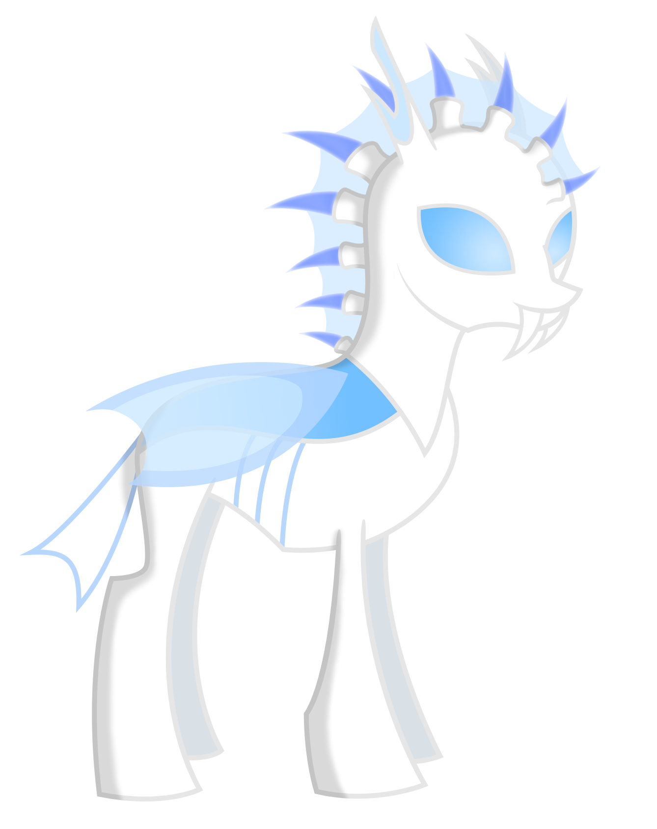 Husk ice changeling oc. Cold clipart cold animal