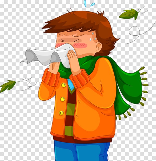 sneeze clipart cold