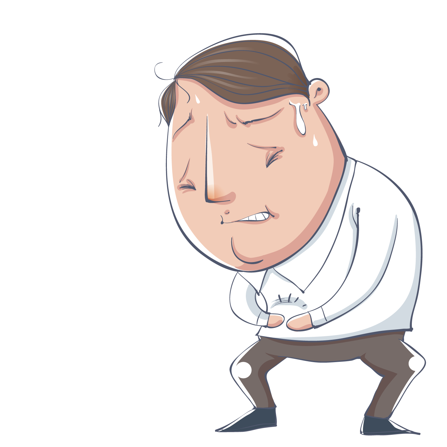 Abdominal pain perspiration groin. Cold clipart cold disease