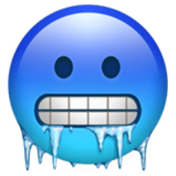 Emoji u f . Cold clipart cold face
