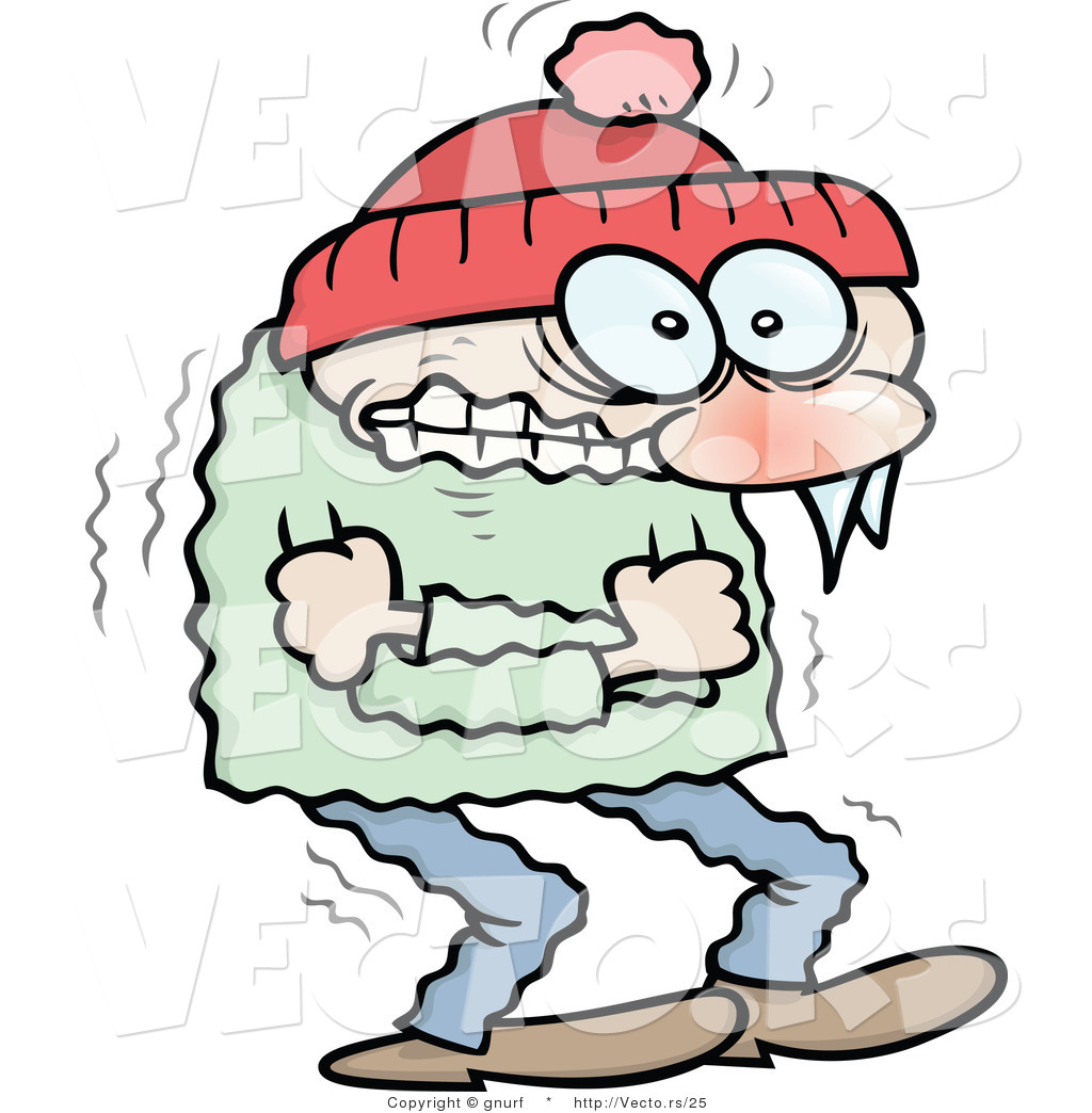 cold clipart cold person