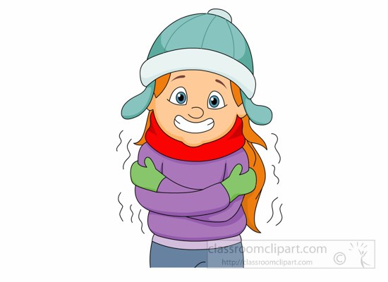 Cold clipart extreme cold. School closed due to