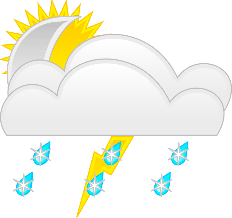 thunderstorm clipart bad weather