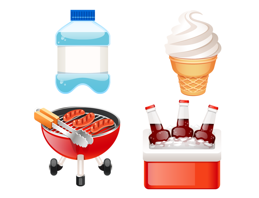 Cold clipart ice cold drink. Barbecue grill food picnic