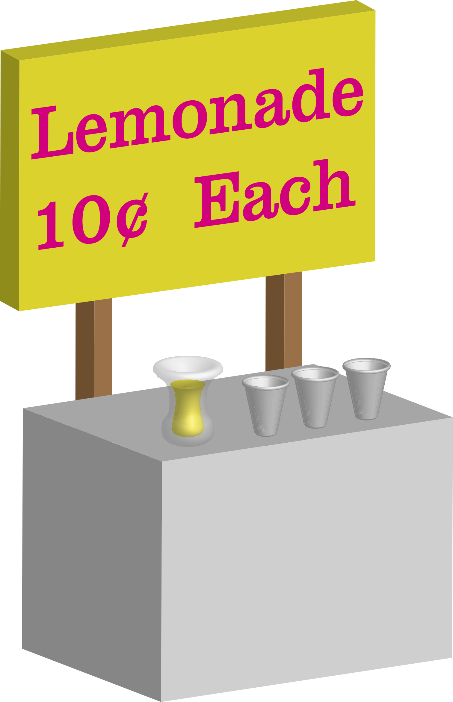 Stand icons png free. Lemonade clipart cold thing