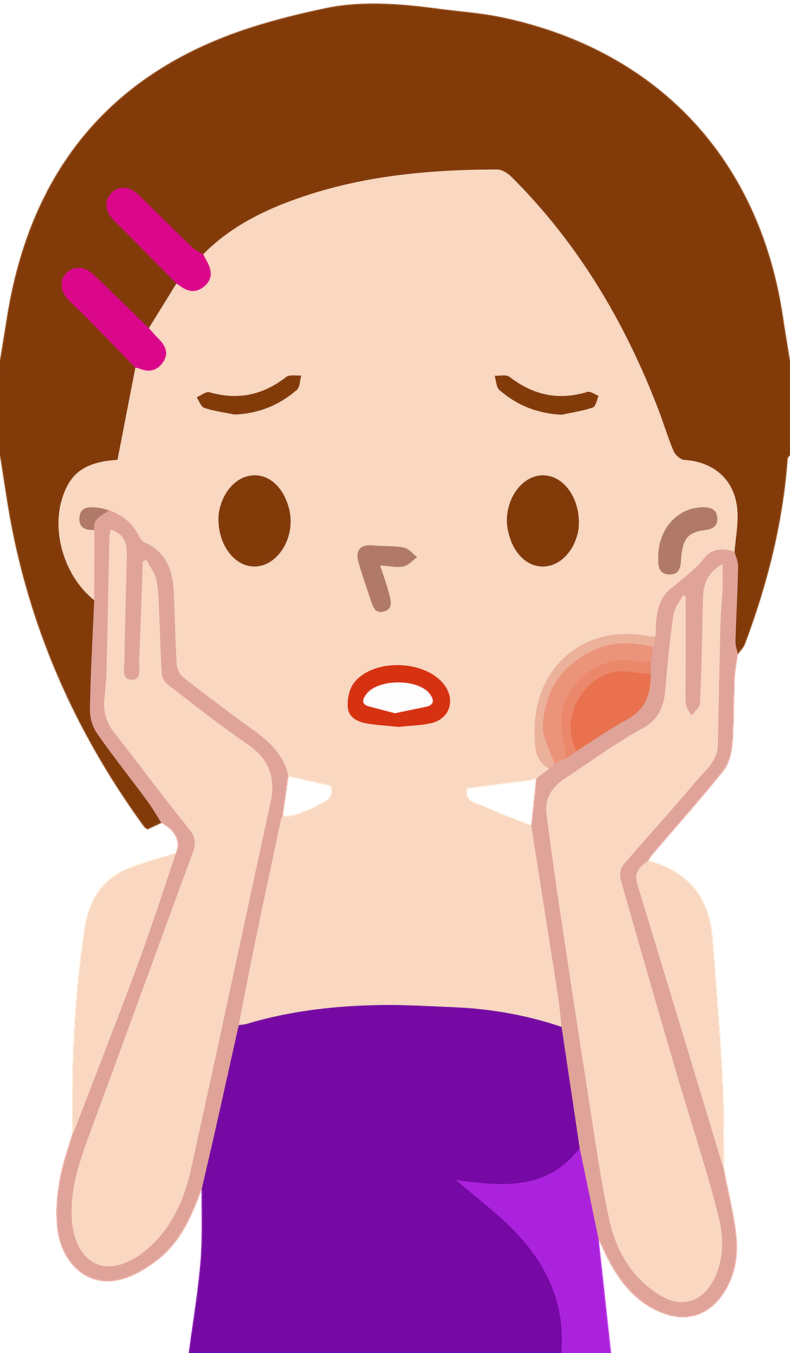 Coping with oral and. Fever clipart discomfort
