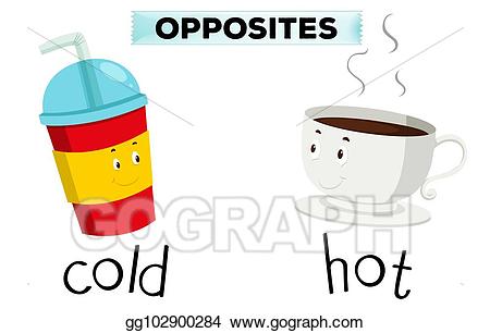 cold clipart opposite