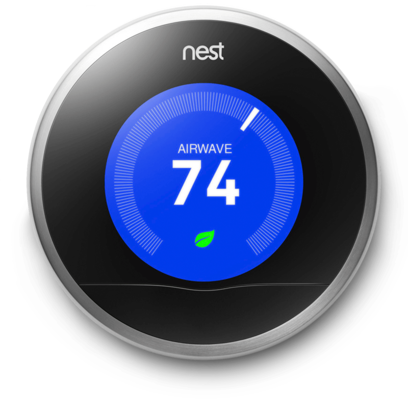 Nest services smart home. Cold clipart thermostat