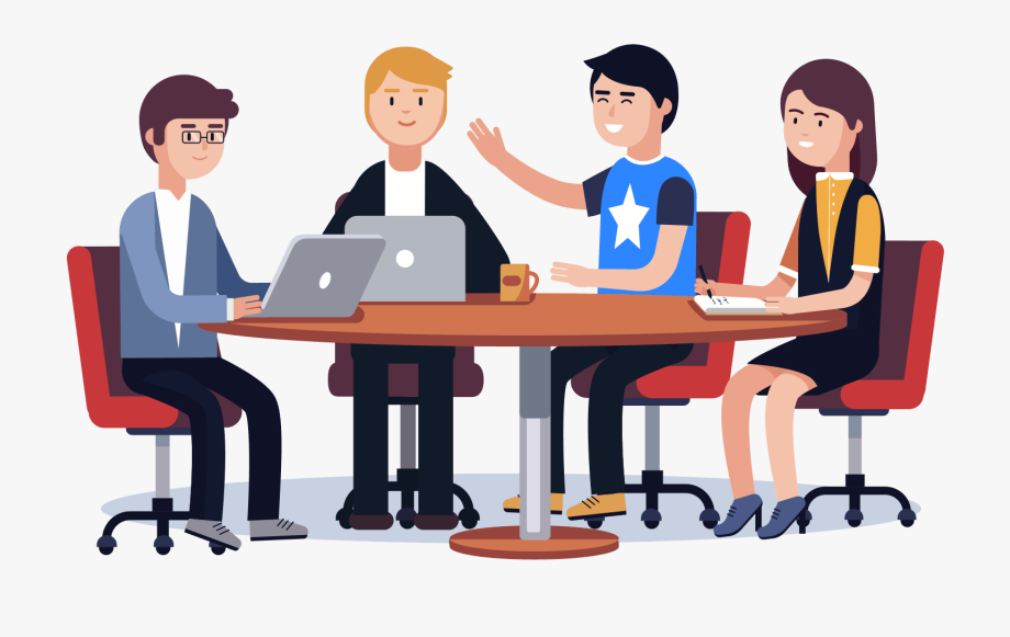 Work find . Collaboration clipart get together