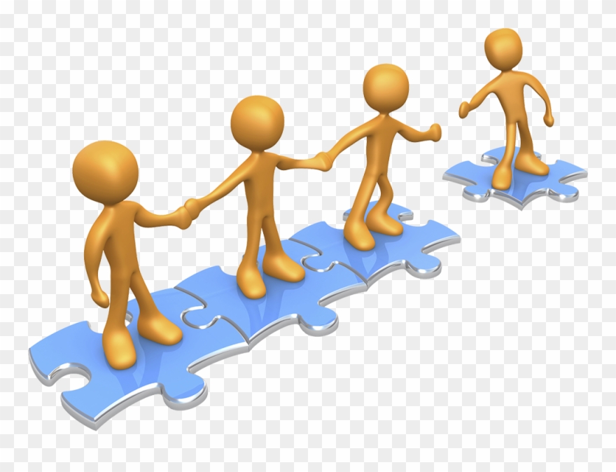 Corporate team dissolution of. Hands clipart collaboration