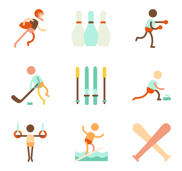Color clipart badminton. Icons free vector seasonal