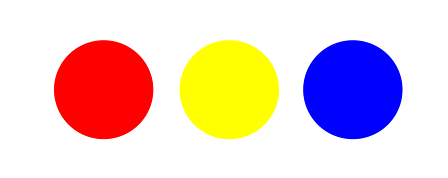 dot clipart primary color