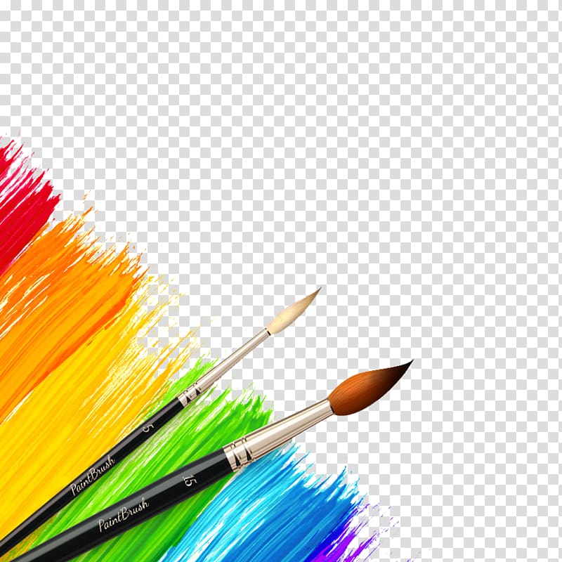 paintbrush clipart color brush
