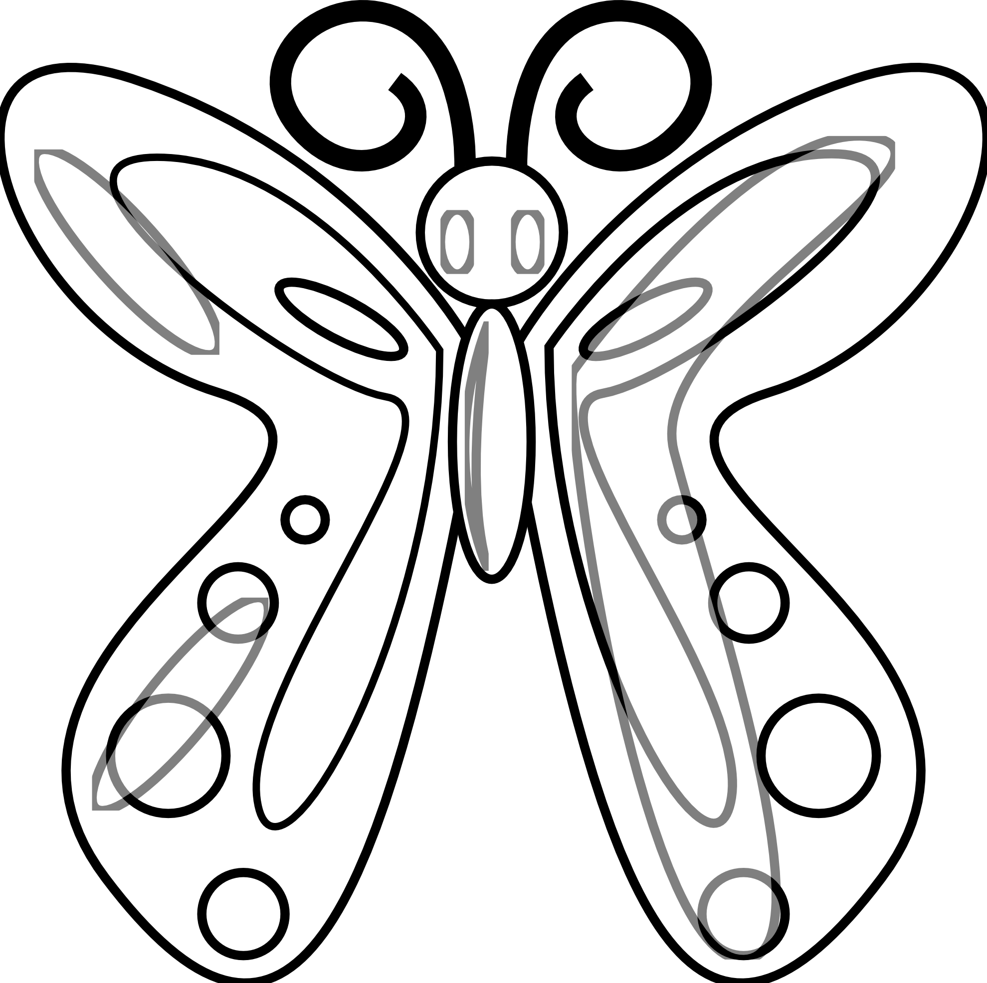 Color clipart butterfly. Net drawing at getdrawings