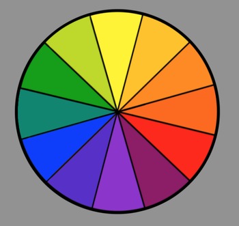Color . Wheel clipart colour