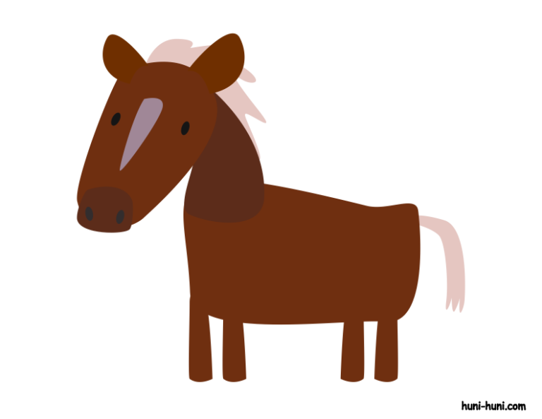 Kabayo horse huni hunihuniflashcardcoloredkabayohorse. Color clipart flashcard