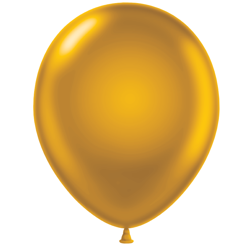 gold clipart balloon