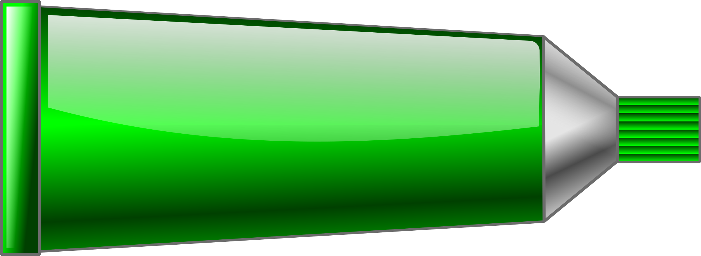 Color tube big image. Green clipart green colour