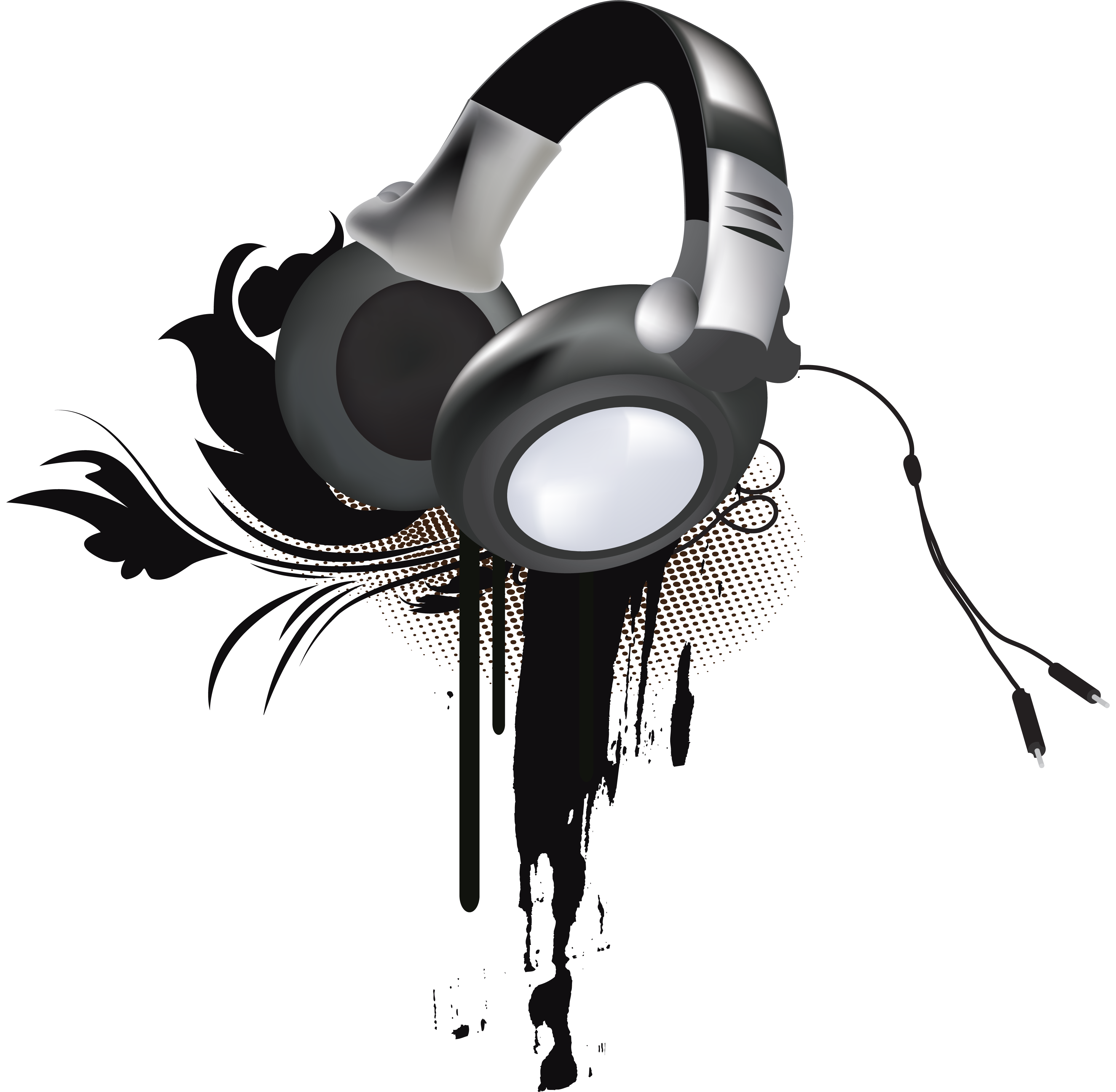 headphones clipart illustration
